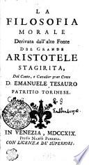 LA FILOSOFIA MORALE