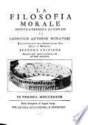 La filosofia morale