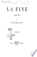 La fine canto