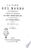 La fine del mondo ragionamento teologico-filosofico del prop. Antonio Riccardi