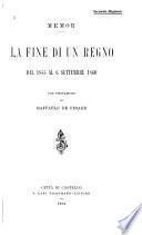 La fine di un regno