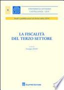 La fiscalità del terzo settore
