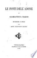 La fonti dell'Adone di Giambattista Marino