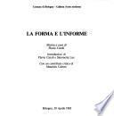 La Forma e l'informe