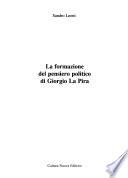 La formazione del pensiero politico di Giorgio La Pira