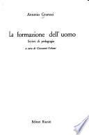 La formazione dell'uomo