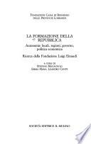 La formazione della Repubblica