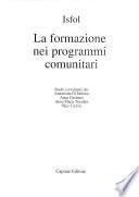 La Formazione nei programmi comunitari