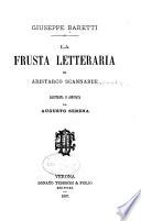 La frusta letteraria di Aristarco Scannabue