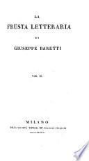 La frusta letteraria di Giuseppe Baretti ...