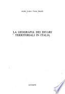 La Geografia dei divari territoriali in Italia