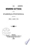 La Gerarchia Cattolica e la Famiglia Pontificia
