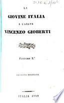 La Giovine Italia e l'abate Vincenzo Gioberti