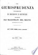 La Giurisprudenza