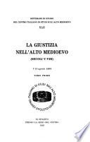 La giustizia nell'alto Medioevo, secoli V-VIII