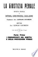 La Giustizia penale