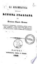 La grammatica della lingua italiana di Francesco Saverio Formoso