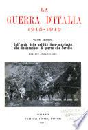 La Guerra d'Italia, 1915-1916: Dall'inizio delle ostilità italo-austriache alla dichairazione di guerra alla Turchia