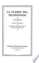 La guerra del Peloponneso