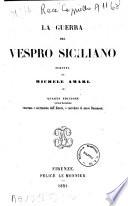 La guerra del Vespro siciliano scritta da Michele Amari