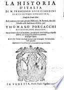La historia d'Italia diuisa in venti libri ... Aggiuntavi la Vita dell' autore scritta da Remigio Fiorentino