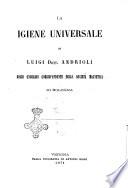 La igiene universale di Luigi Andrioli