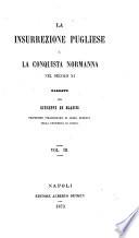 La insurrezione pugliese e la conquista normanna nel secolo xi