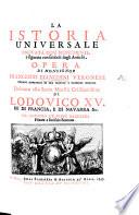 La Istoria universale, provata con monumenti, e figurata con simboli de gli antichi, etc. With plates