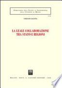 La leale collaborazione tra Stato e regioni
