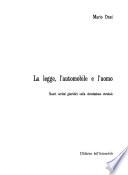 La legge, l'automobile e l'uomo