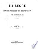 La legge monitore giudiziario e amministrativo del Regno d'Italia
