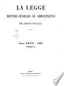 La legge monitore giudiziario e amministrativo del Regno d'Italia