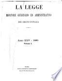 La legge monitore giudiziario e amministrativo del Regno d'Italia