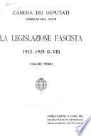 La legislazione fascista ...