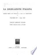 La Legislazione italiana