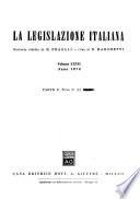 La legislazione italiana