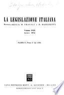 La legislazione italiana