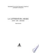 La letteratura araba