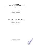 La letteratura calabrese