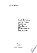 La letteratura come valore