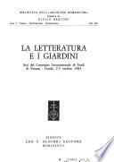 La letteratura e i giardini