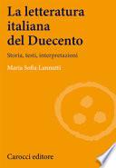 La letteratura italiana del Duecento