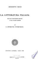 La letteratura italiana: La letteratura contemporanea