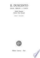 La Letteratura italiana: Pasquini, E., [et al.] Il Duecento. 2 v