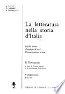 La letteratura nella storia d'Italia