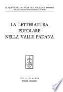 La letteratura popolare nella Valle Padana
