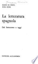 La letteratura spagnola