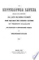 La letturatura latina