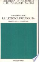 La lezione freudiana