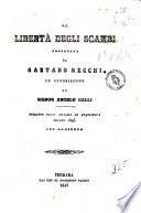 La libertà degli scambi sostenuta da Gaetano Recchi in opposizione al signor Angelo Galli
